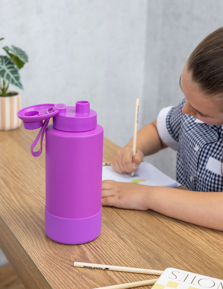 MontiiCo 1L Fusion Drink Bottle Screw Top - Fuchsia