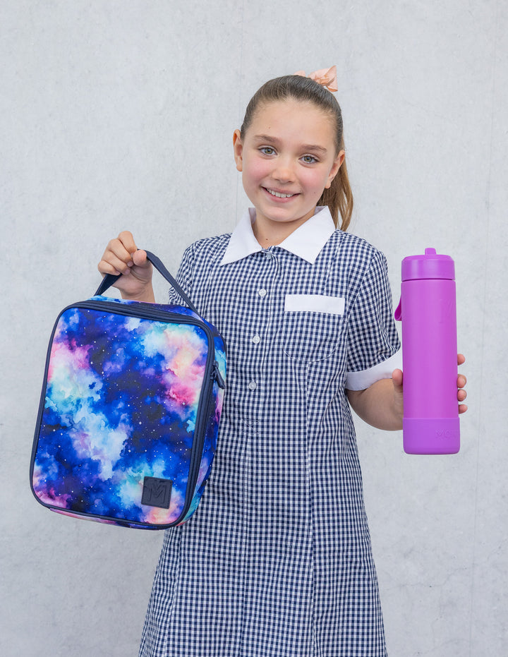 MontiiCo 700ml Fusion Drink Bottle Sipper - Fuchsia