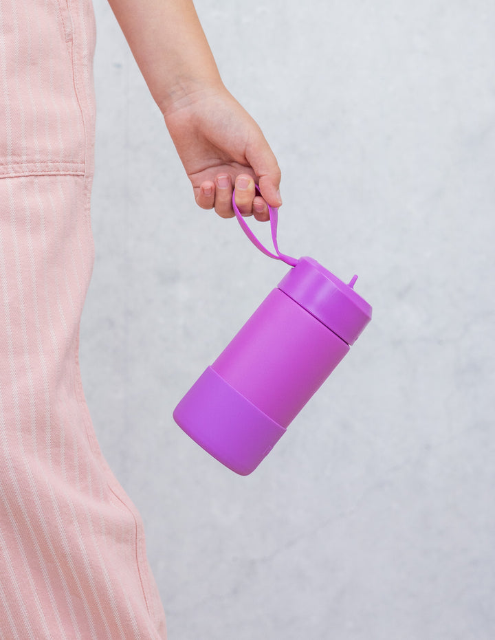 MontiiCo 350ml Fusion Drink Bottle Sipper - Fuchsia