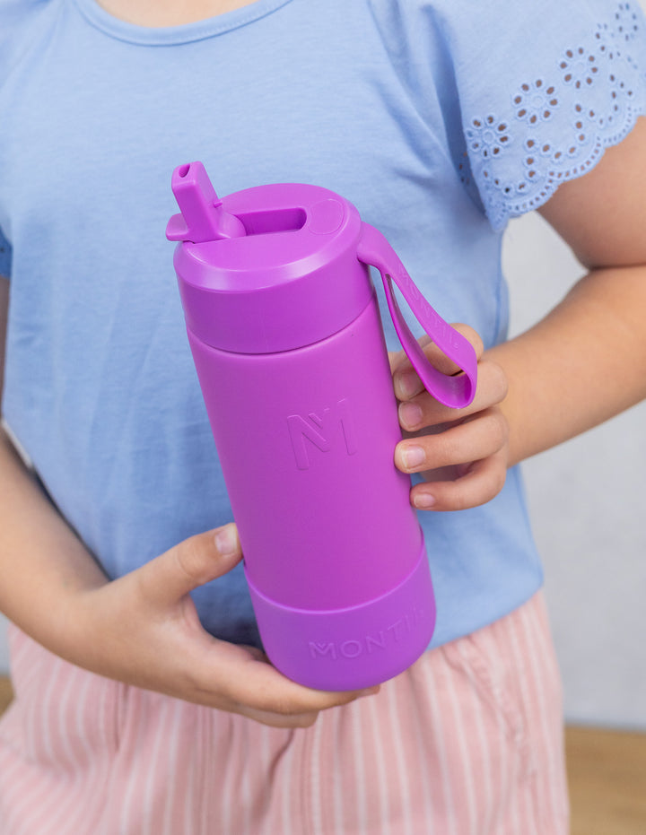 MontiiCo 475ml Fusion Drink Bottle Sipper - Fuchsia