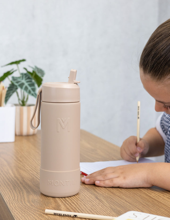 MontiiCo 475ml Fusion Drink Bottle Sipper - Sand
