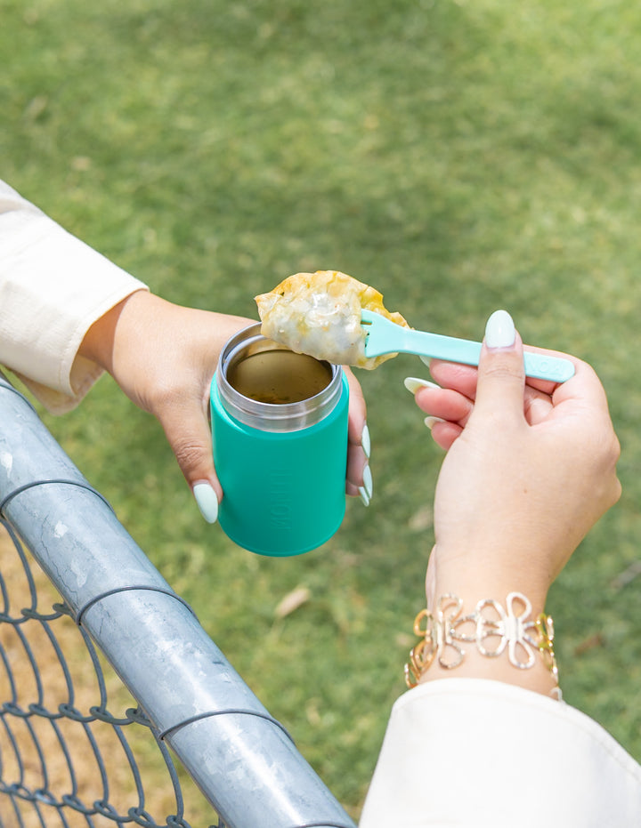 Kids insulated thermos snack pot in mojito