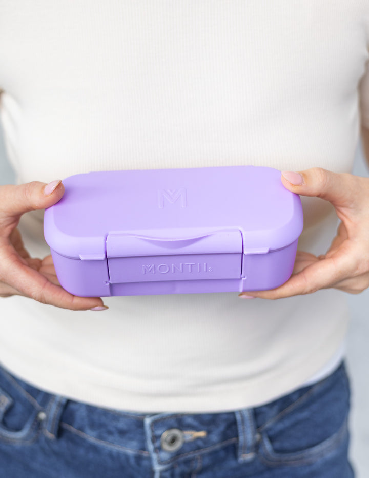 MontiiCo Snack Lunch Box - Lilac
