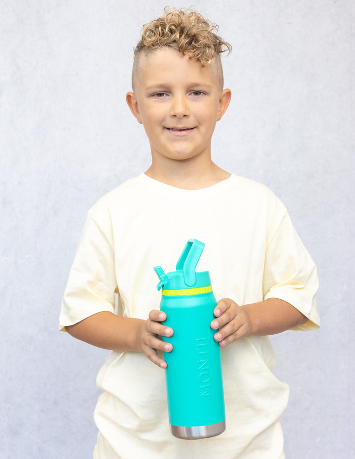 MontiiCo Large Lunch Bag and Bottle Set - Splat