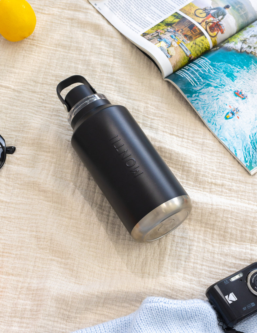 MontiiCo 1L Quench Drink Bottle - Midnight