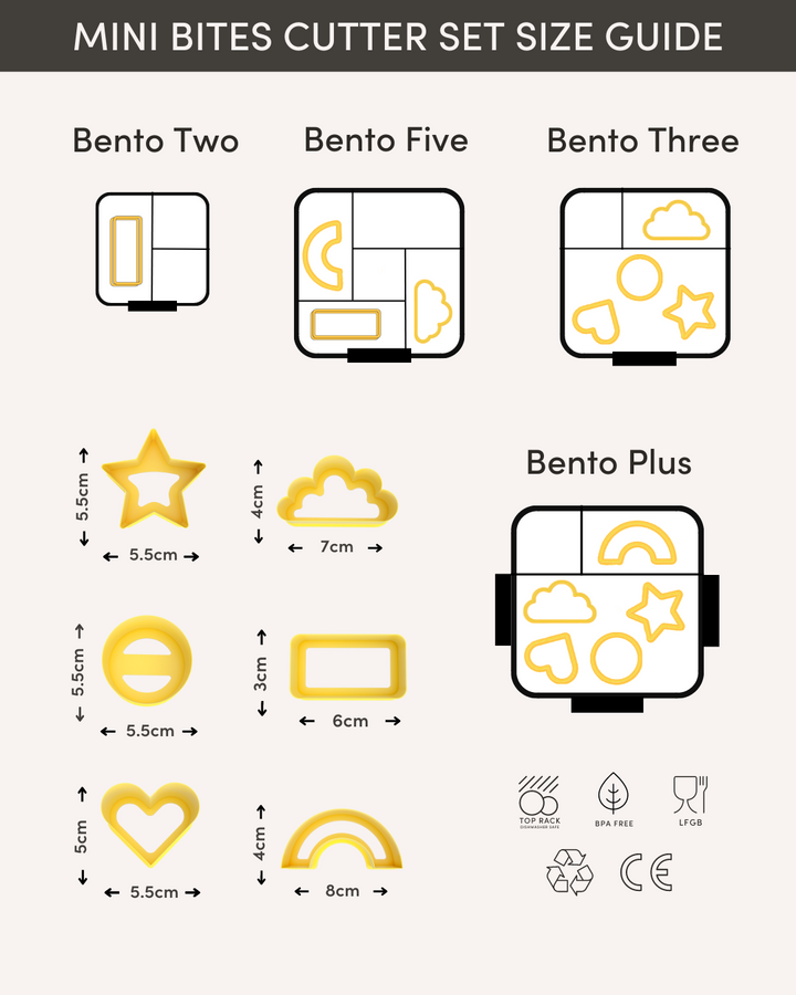 Lunch Punch Sandwich Cutters - Mini Bites