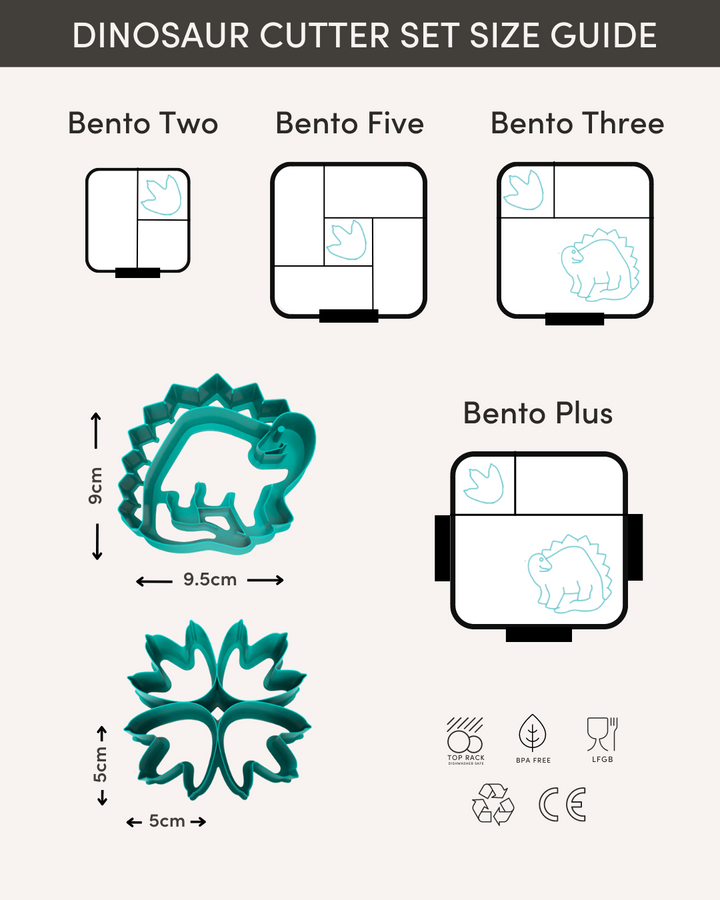 Lunch Punch Sandwich Cutters - Dinosaurs