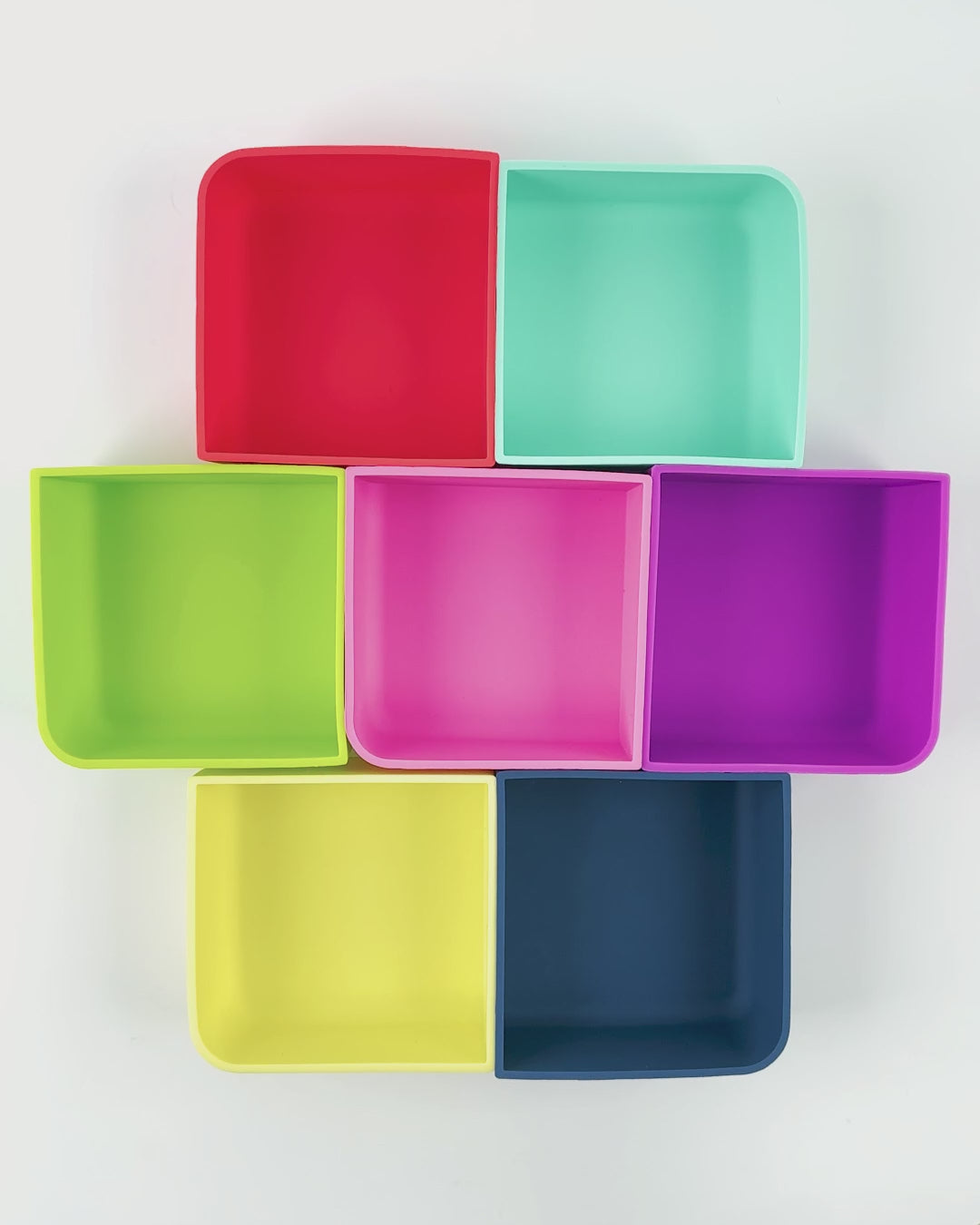 MontiiCo Feast Square Tray - Fuchsia