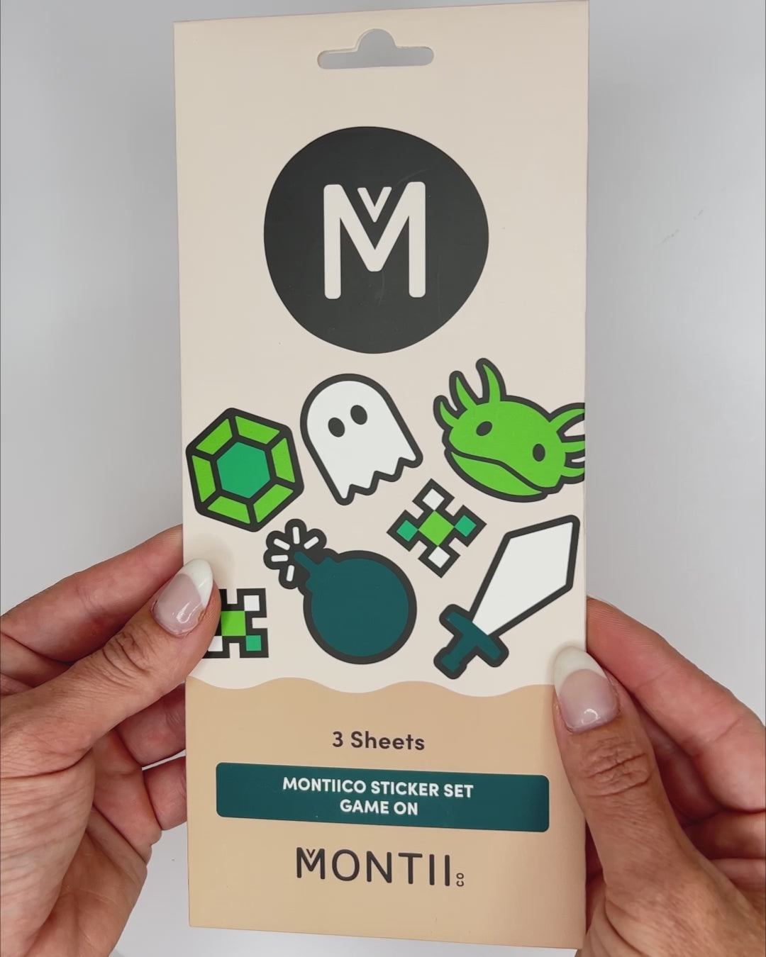 MontiiCo Sticker Set - Game On - Clearance