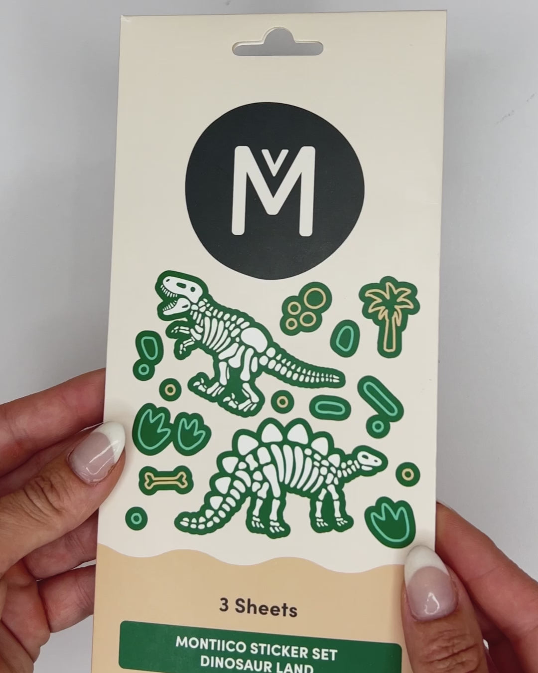 MontiiCo Sticker Set - Dinosaur Land - Clearance