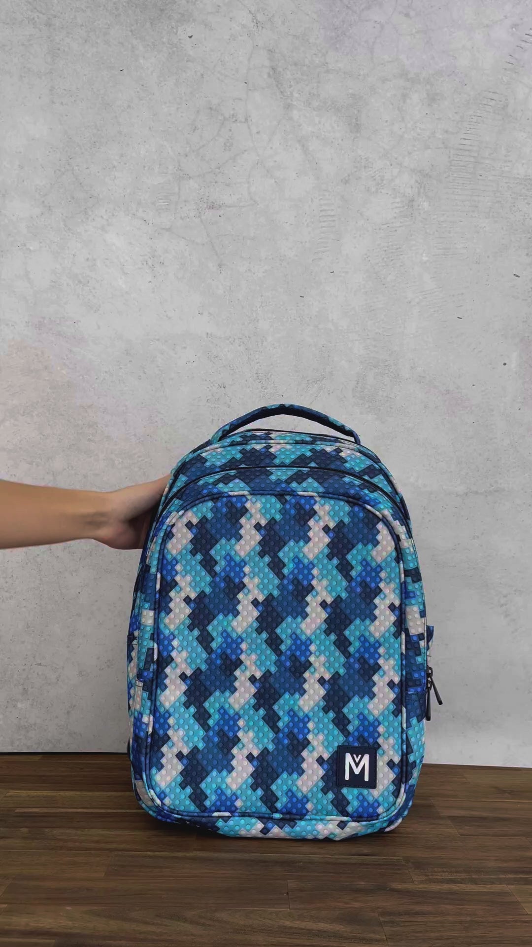 MontiiCo Junior Backpack - Block Land