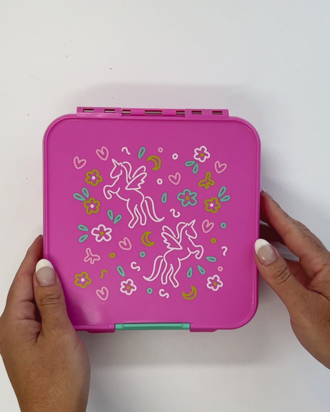 MontiiCo Bento Five Lunch Box - Unicorn Magic