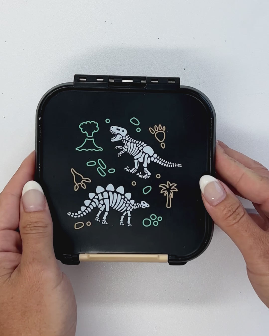 MontiiCo Bento Two Snack Box - Dinosaur Land