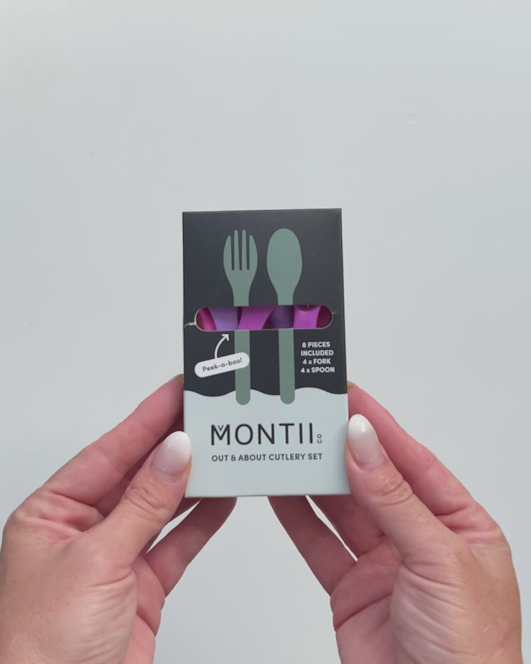 MontiiCo Out & About Cutlery Set - Blush