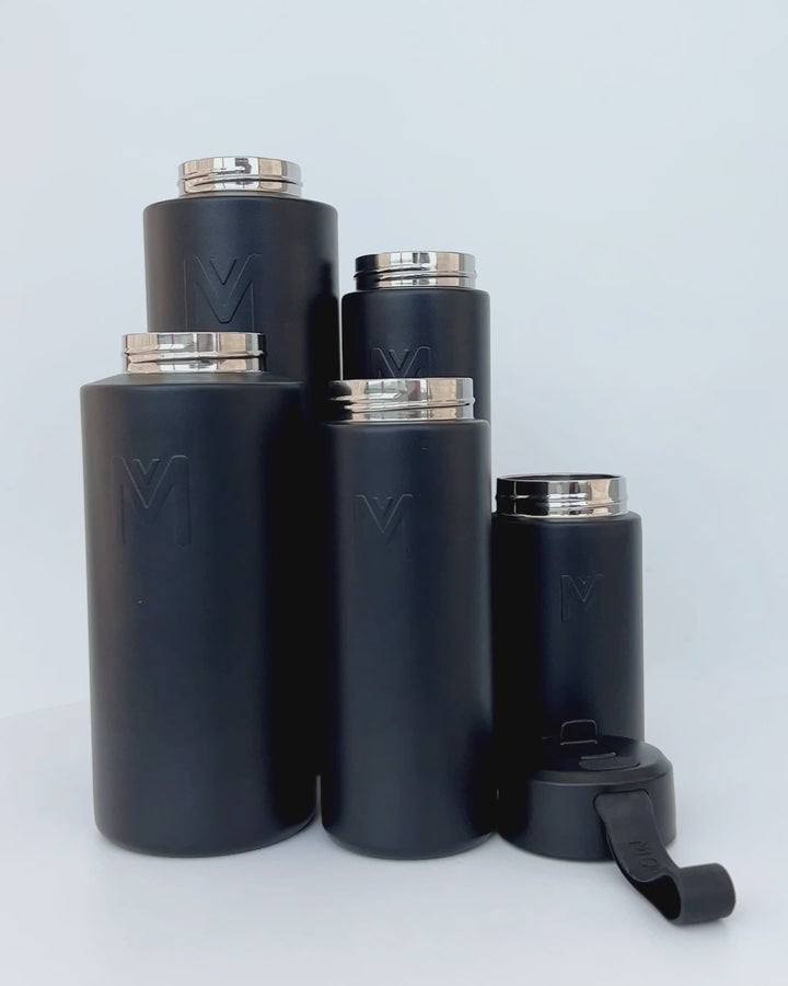 MontiiCo 1L Drink Bottle Flask - Midnight - Clearance