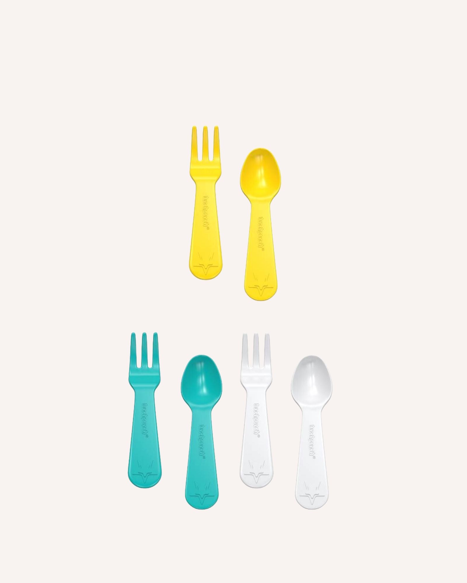 Lunch Punch Lunch Box Fork and Spoon Set - Blue – MontiiCo