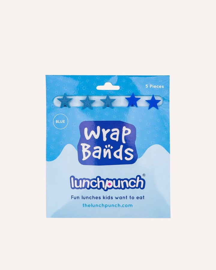 Lunch Punch Silicone Wrap Bands - Blue