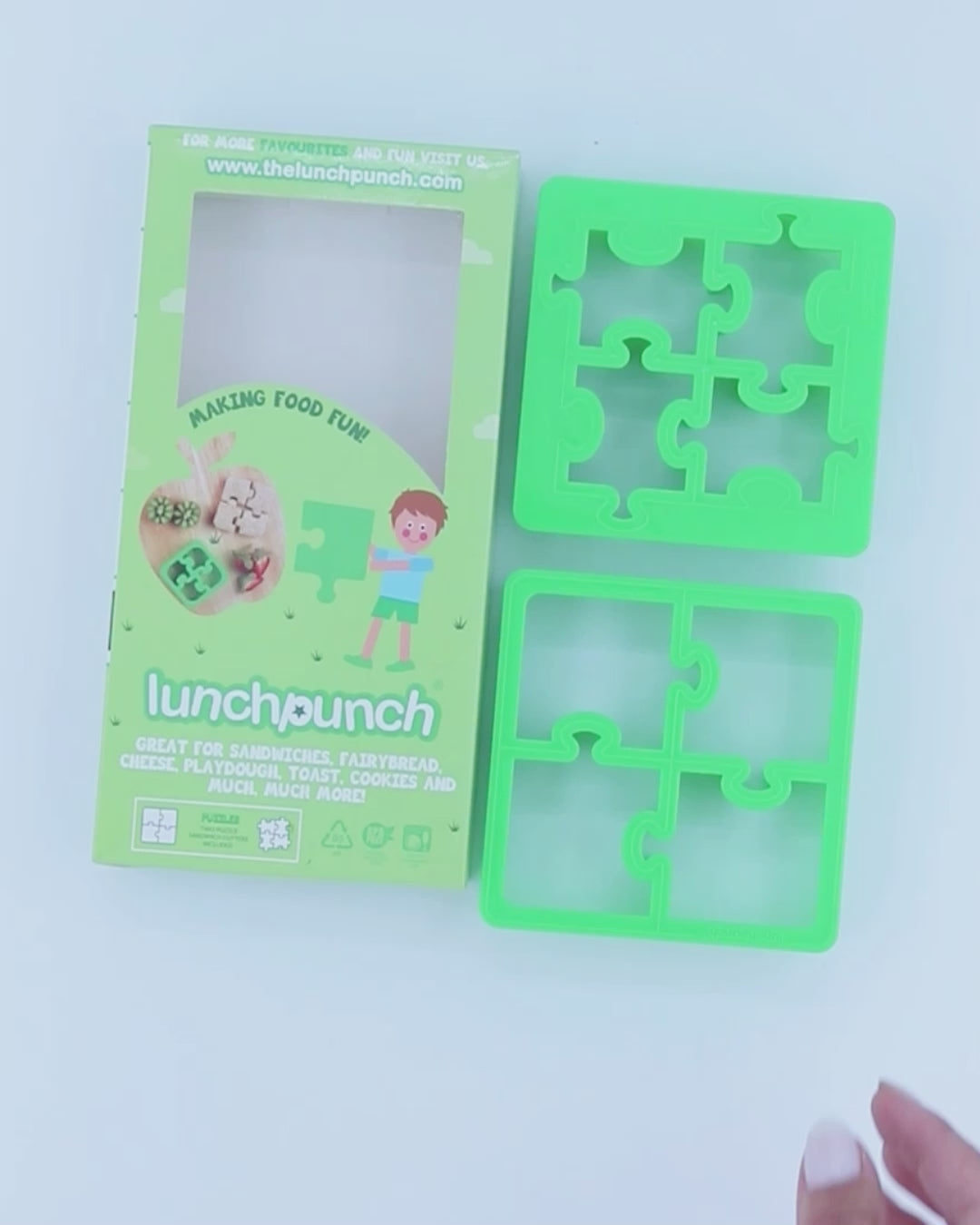 Lunch Punch Sandwich Cutters - Puzzles