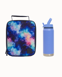 MontiiCo Large Lunch Bag and Bottle Set - Starlight