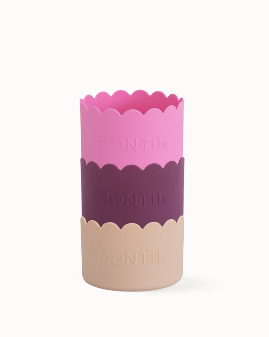 MontiiCo Small Bumper - Scallop Ruby (3 Pack)