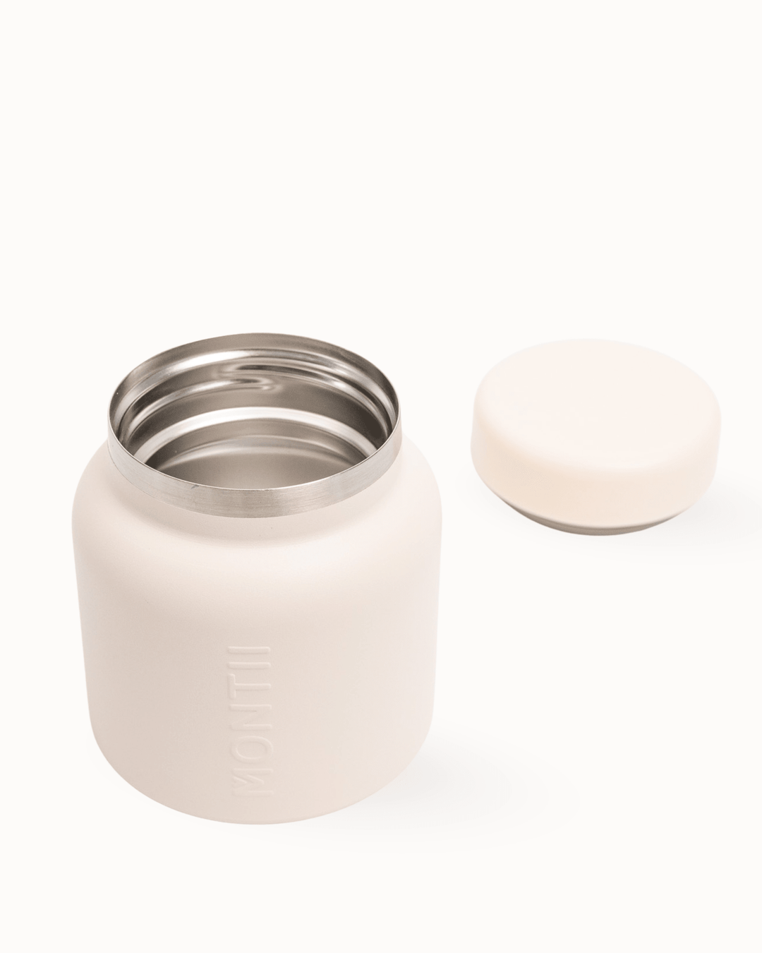 Kids insulated thermos lunch pot in cream