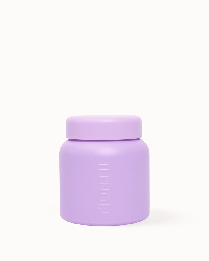 Kids insulated thermos lunch pot in lilac