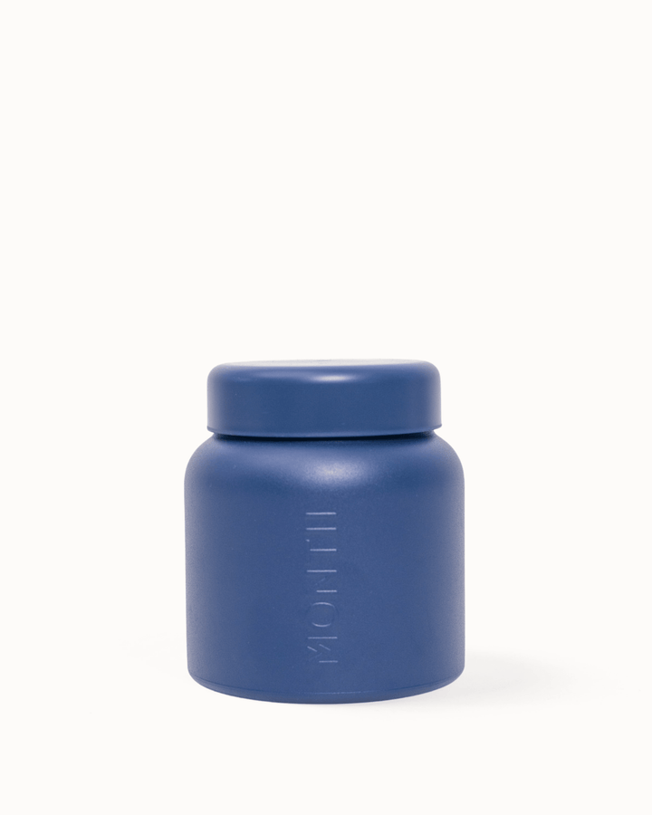 Insulated thermos lunch pot in navy