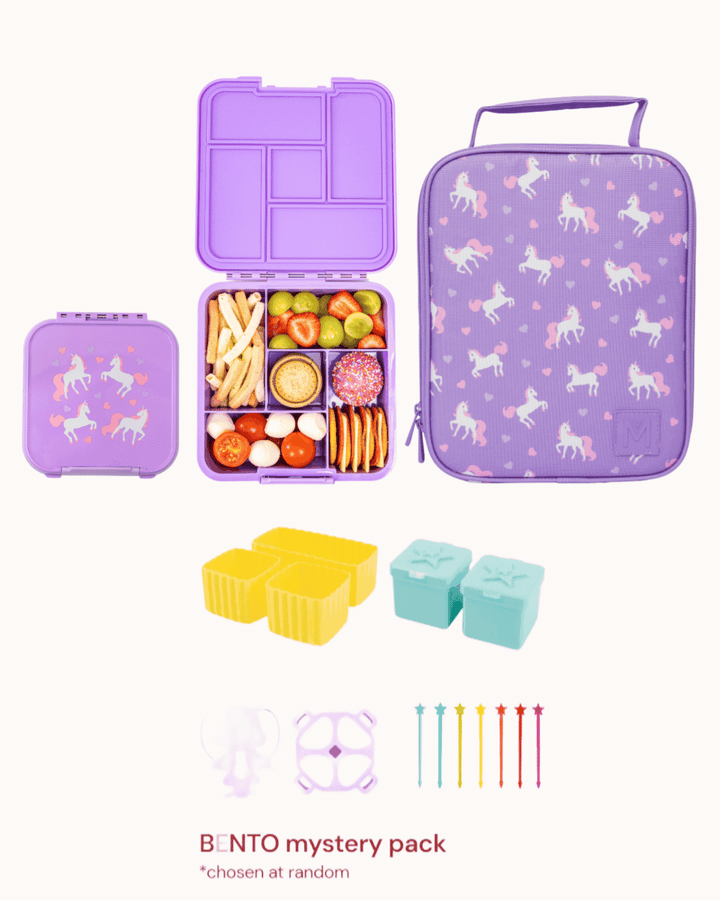 MontiiCo Lunch Time Fun Set - Unicorn + Mystery