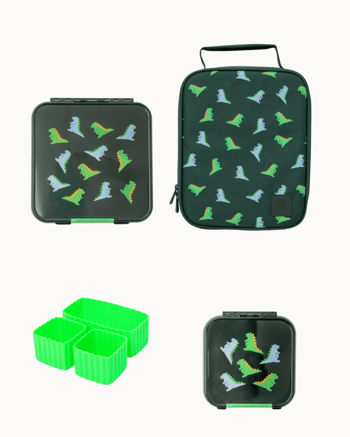 MontiiCo Lunch Time Fun Set - Dinosaur