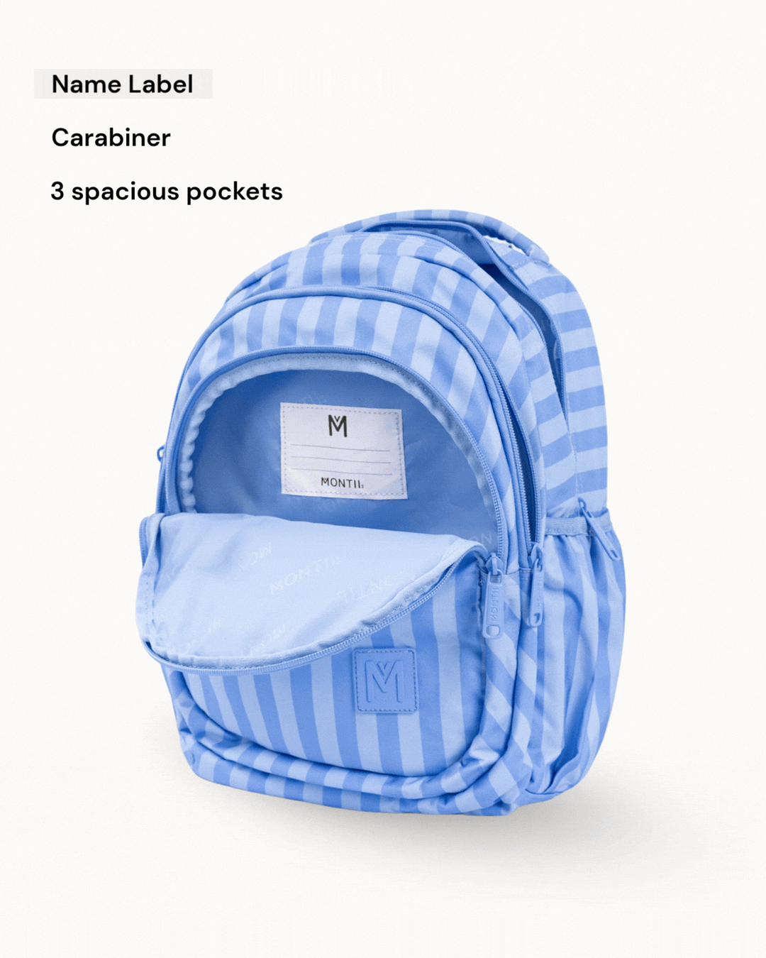 MontiiCo School Bag - Splash Stripe