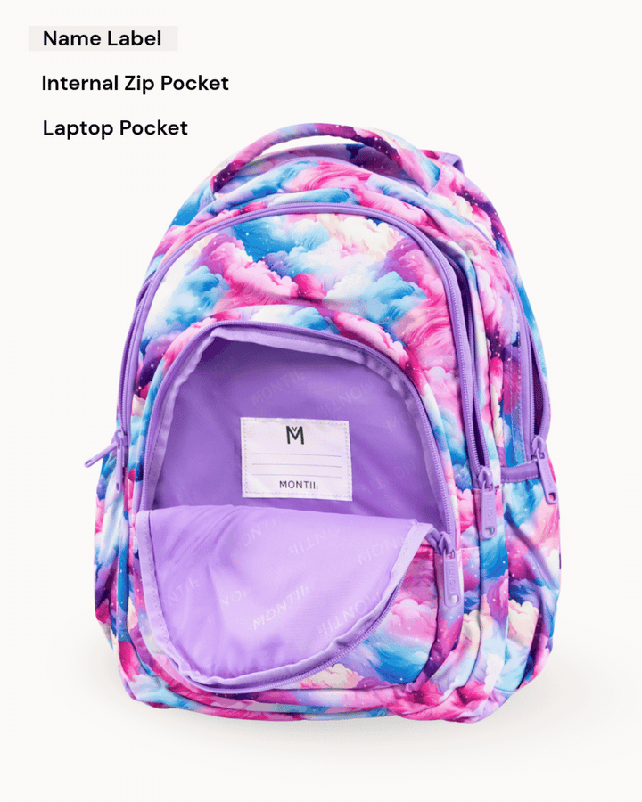 MontiiCo School Bag - Candy Clouds