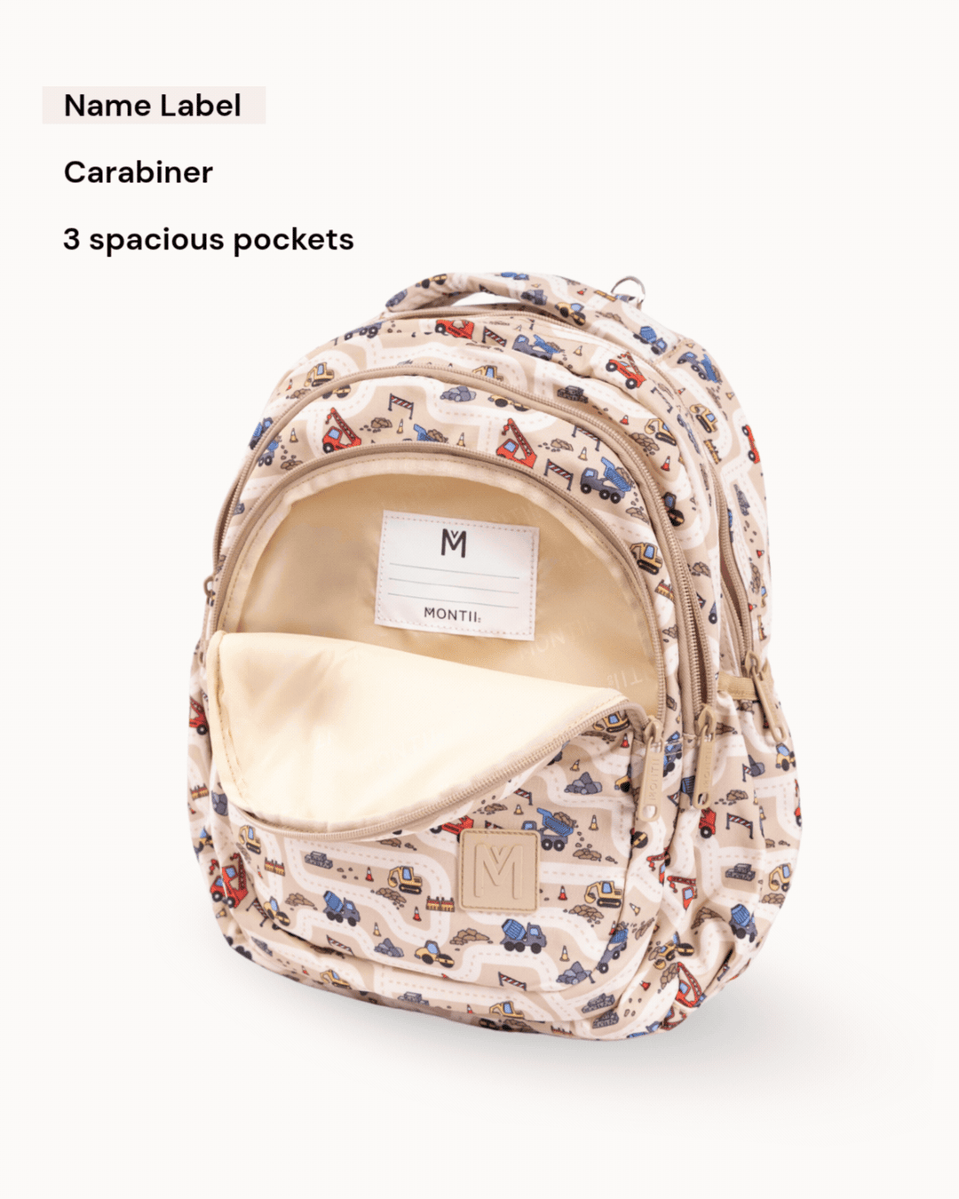 MontiiCo Junior School Bag - Construction