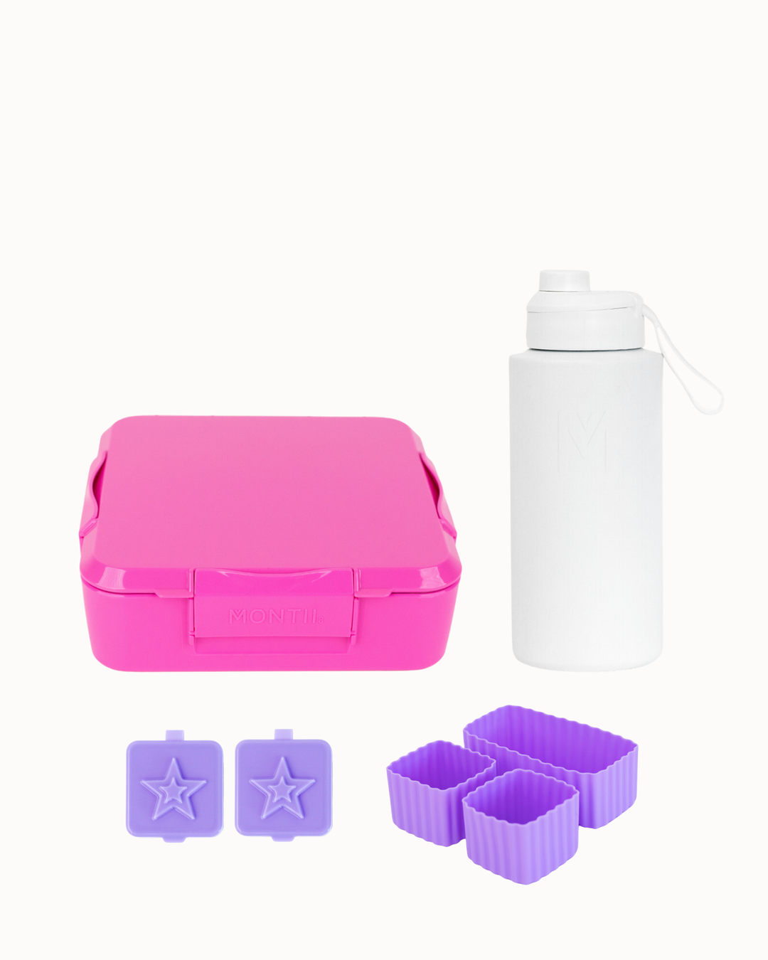 MontiiCo Bento Plus and Drink Bottle Set - Calypso