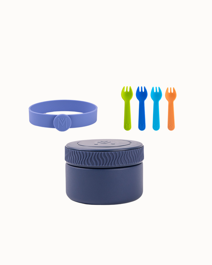 MontiiCo Mini Lunch On The Go Set - Navy
