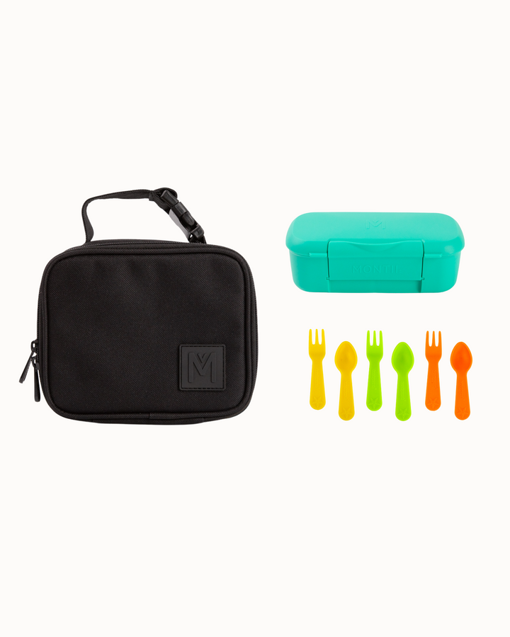 MontiiCo Snack Lunch Box Bundle - Midnight
