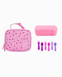 MontiiCo Snack Lunch Box Bundle - Sweetheart