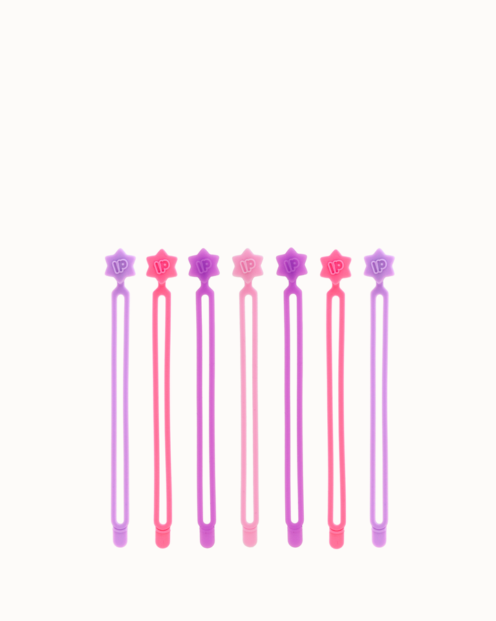 Lunch Punch Silicone Wrap Bands - Blush