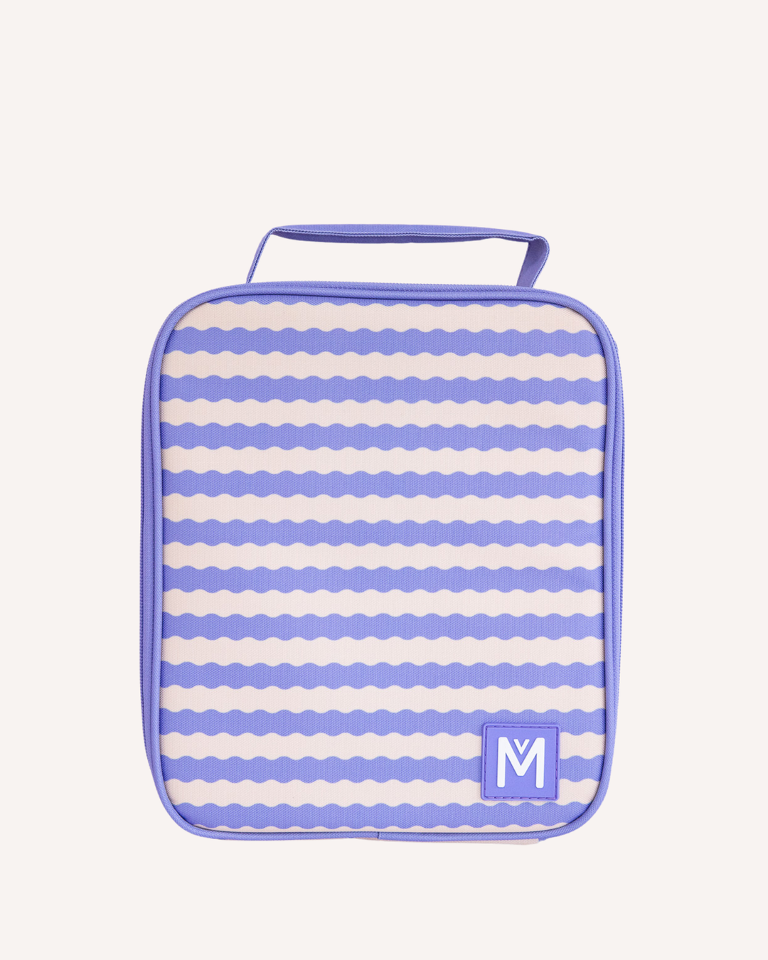 MontiiCo Large Lunch Bag and Bottle Set - Ripple Cloud