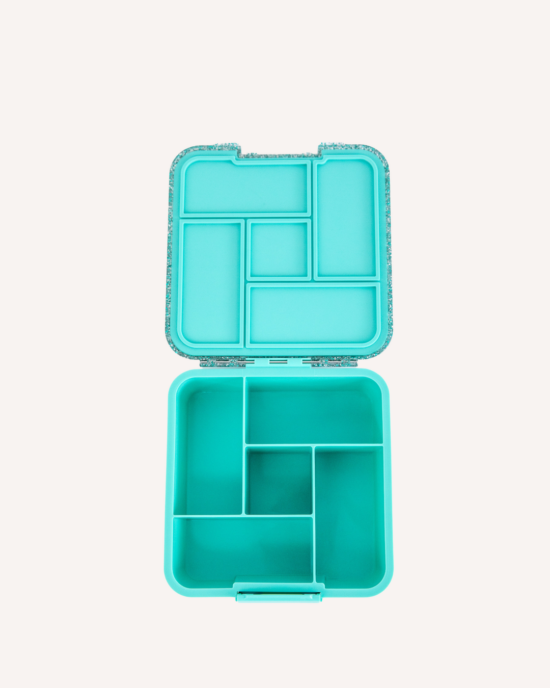 MontiiCo Bento Five Lunch Box - Turquoise Glitter