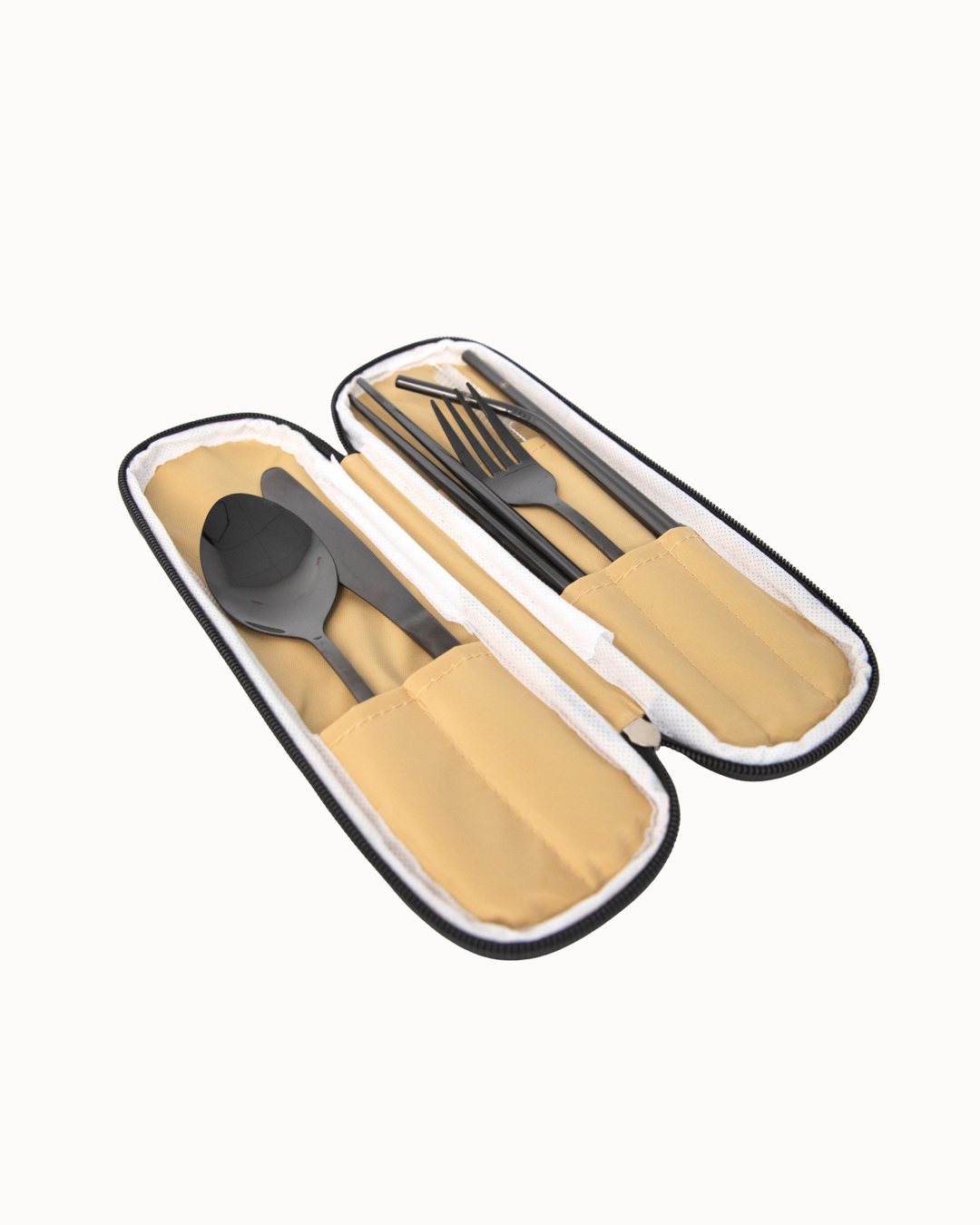 Portable Stainless Cutlery Set - Green