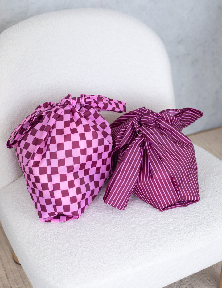 MontiiCo Holiday Shopper Bags - Ruby