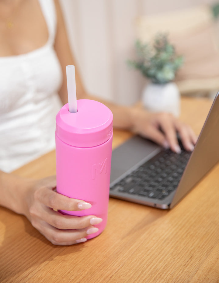 MontiiCo Smoothie Silicone Straw - 475ml