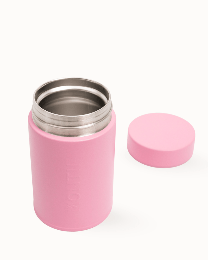 Kids insulated thermos snack pot in bubblegum
