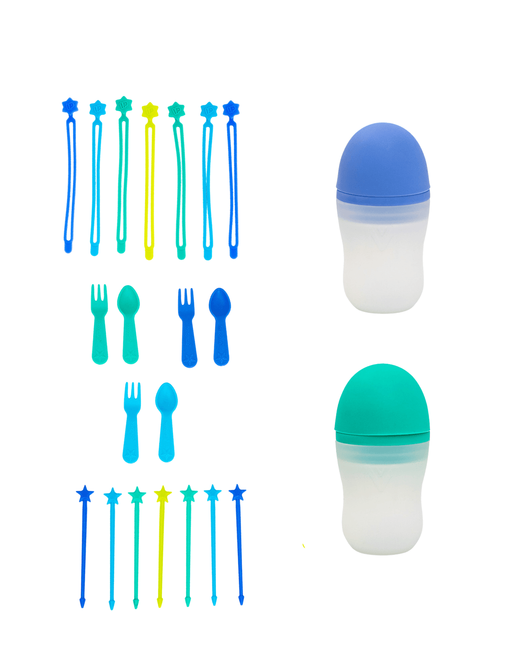 MontiiCo Lunch Accessory Set - Blue