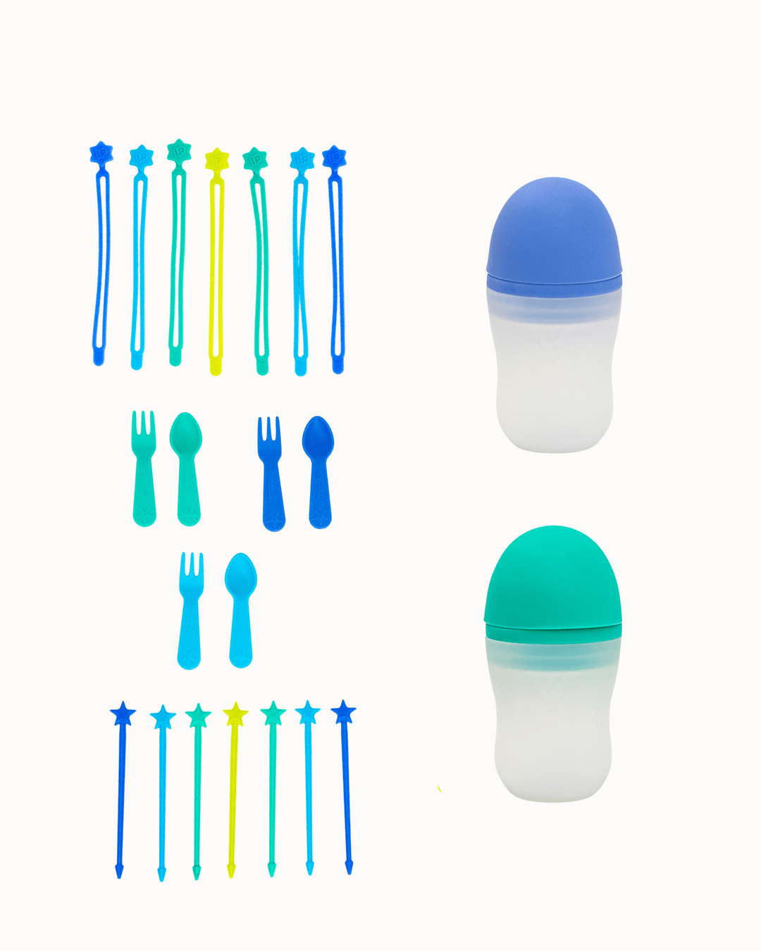 MontiiCo Lunch Accessory Set - Blue