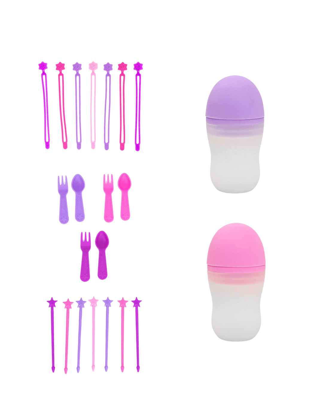 MontiiCo Lunch Accessory Set - Pink