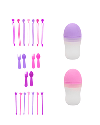 MontiiCo Lunch Accessory Set - Pink