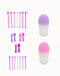 MontiiCo Lunch Accessory Set - Pink