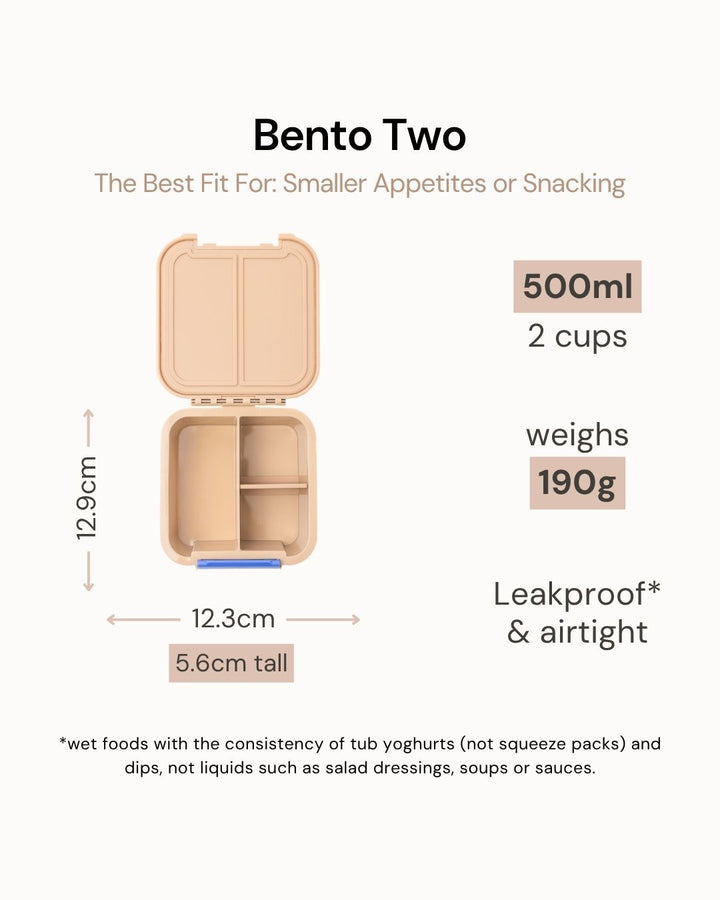 MontiiCo Bento Two Snack Box - Lilac
