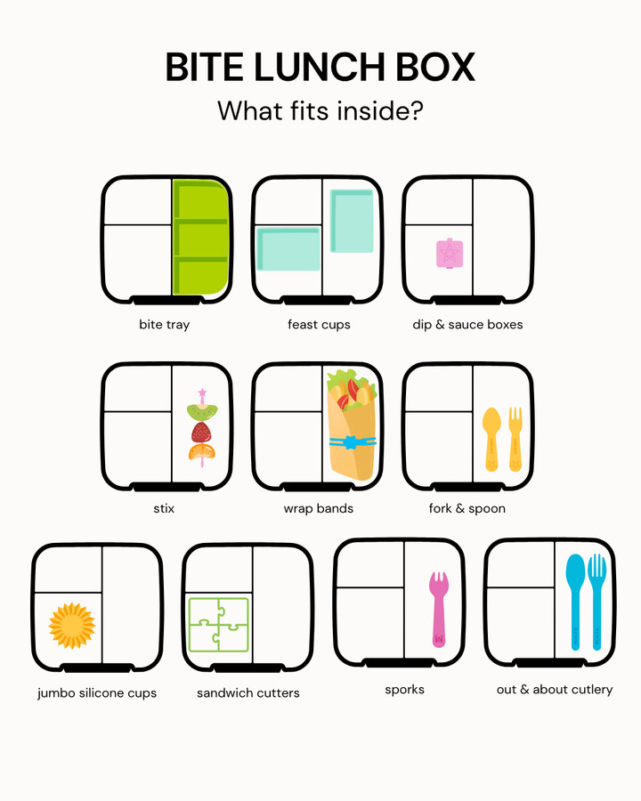 MontiiCo Bite Lunch Box - Floss